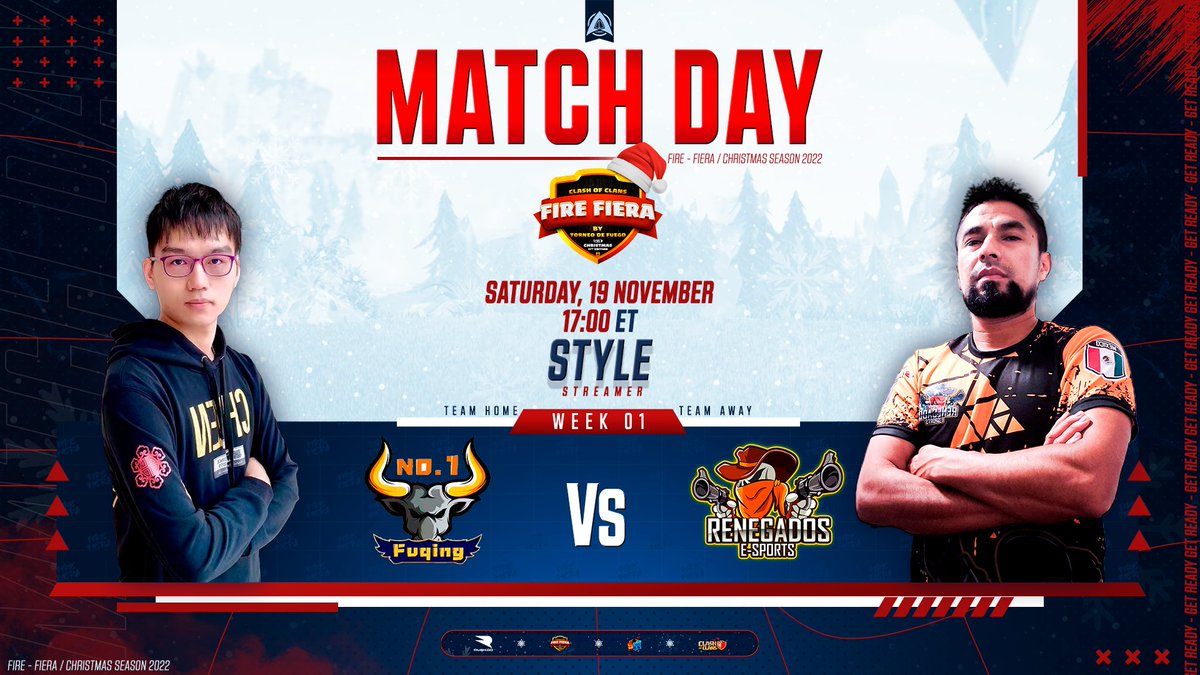 Style (@style_coc) on Twitter photo S ร B A D O ! ๐ฅณ
Hoy Stream cortito, pero venimos con... ๐ฅ
๐ @FireFiera Week1
โ
<a href="/FuChingCoC/">FuChing NO.1</a> vs @RenegadosCocMex
๐ฅ Cรกmaras ON
23:00๐ช๐ฆ 19:00๐ฆ๐ท 16:00๐ฒ๐ฝ
๐ twitch.tv/style_coc S ร B A D O ! ๐ฅณ
Hoy Stream cortito, pero venimos con... ๐ฅ
๐ @FireFiera Week1
โ
<a href="/FuChingCoC/">FuChing NO.1</a> vs @RenegadosCocMex
๐ฅ Cรกmaras ON
23:00๐ช๐ฆ 19:00๐ฆ๐ท 16:00๐ฒ๐ฝ
๐ twitch.tv/style_coc