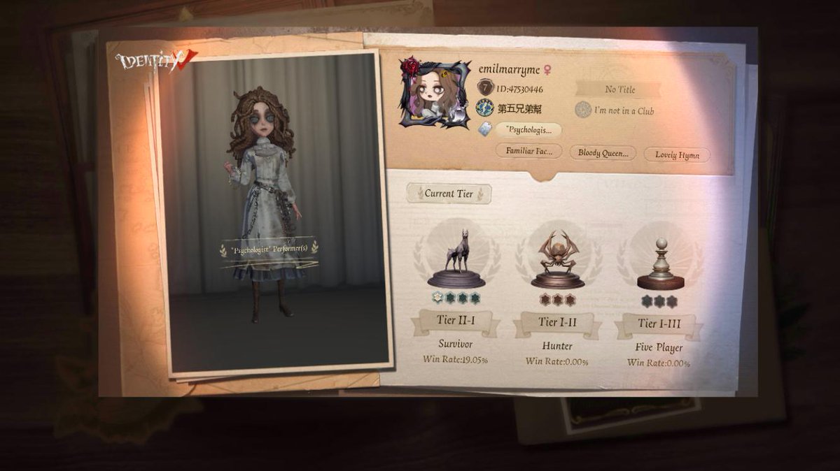 I'm playing Identity V. Fancy a game?