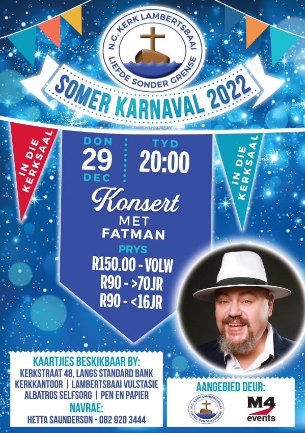 29 Desember kom kuier Fatman in Lambertsbaai. <a href="/BayLamberts/">Lamberts Bay Tourism</a>