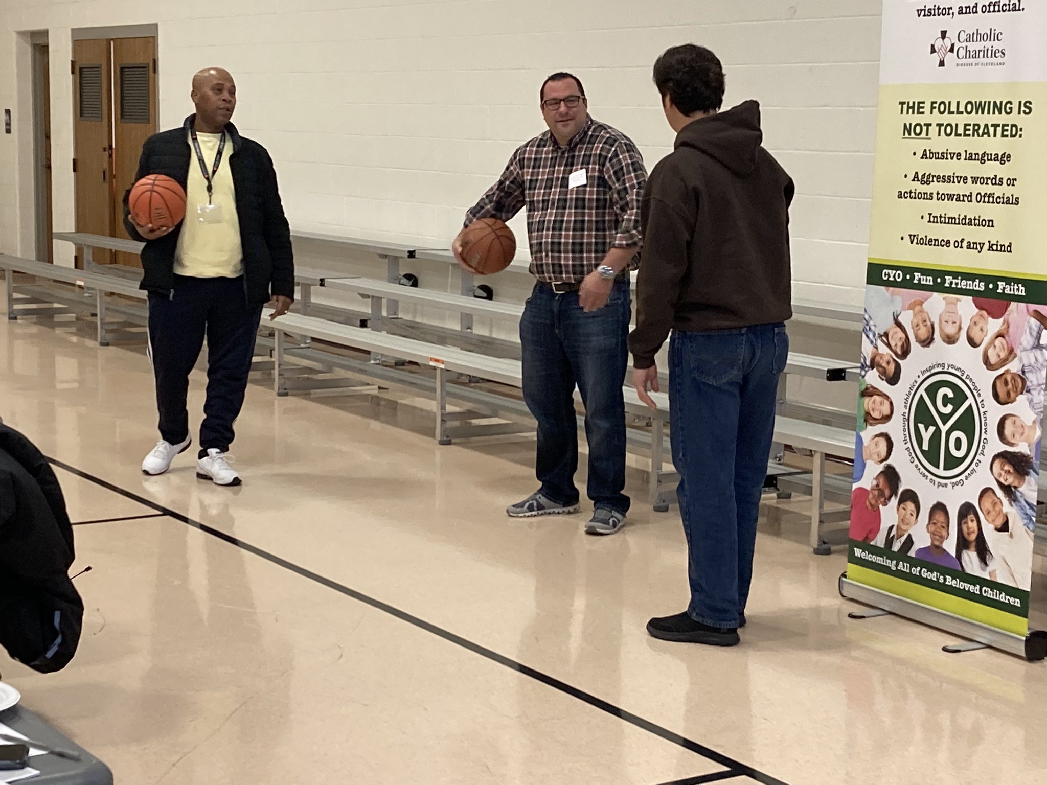Dio of Cleveland CYO on Twitter: "Three of our coach volunteer to