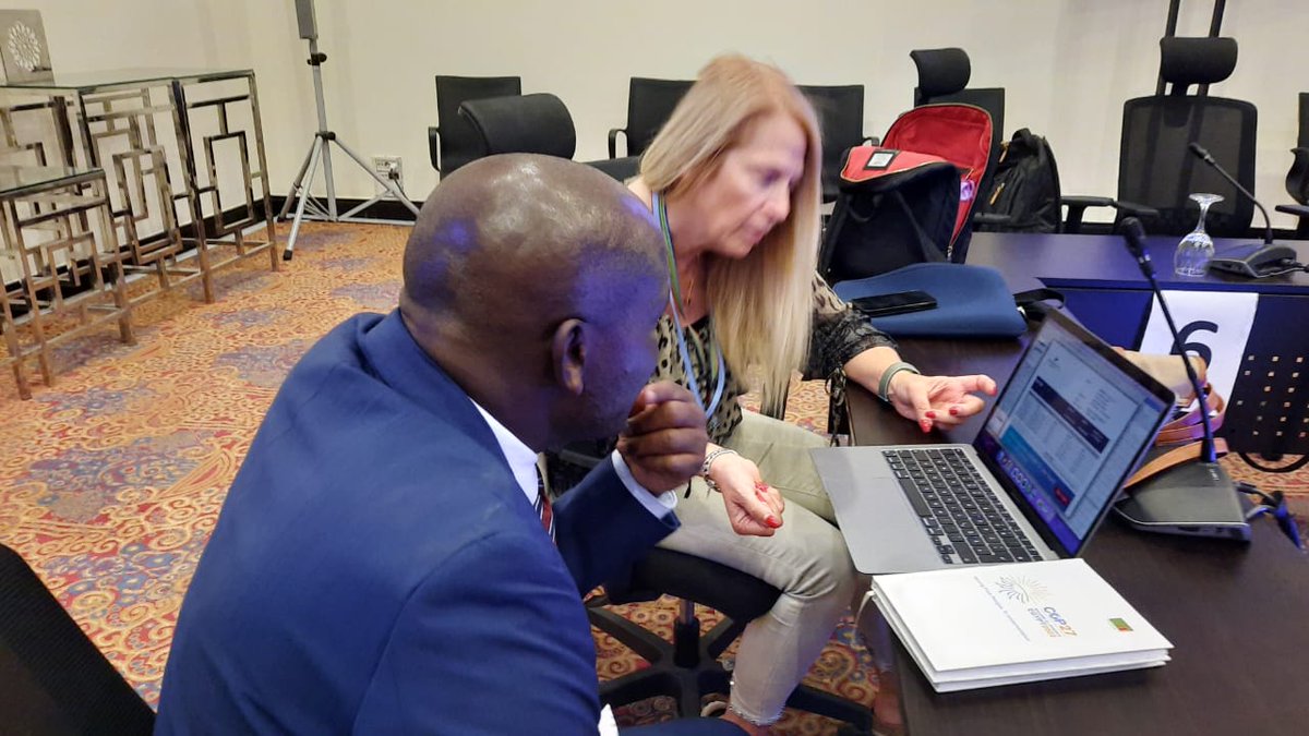 AGNChairUNFCCC's tweet photo. We are here not only to agree on the agenda but to establish a #LossAndDamageFinance fund with a clear roadmap for its full operationalisation @COP27P #ExtraTime @shimwepya @ECA_OFFICIAL @AfDB_Group @AfricanClimate @friphiri @EnviroWatchZM @Fatuma254CC https://t.co/vyQHxbXi39