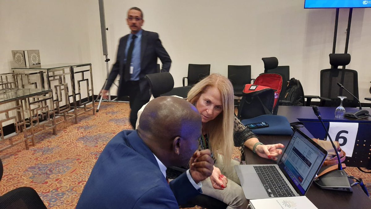 AGNChairUNFCCC's tweet photo. We are here not only to agree on the agenda but to establish a #LossAndDamageFinance fund with a clear roadmap for its full operationalisation @COP27P #ExtraTime @shimwepya @ECA_OFFICIAL @AfDB_Group @AfricanClimate @friphiri @EnviroWatchZM @Fatuma254CC https://t.co/vyQHxbXi39