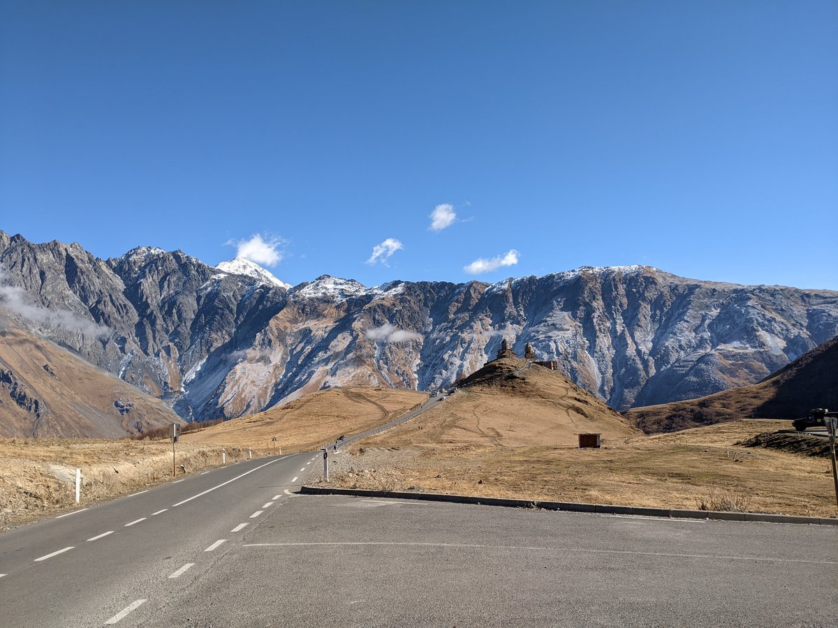 llTravelGeorgia's tweet photo. This region has it's amazing beauty in every season
#kazbegi #mountainview #mountain #kazbegitour #gergetichurch #daytrip #daytour #fromtbilisi #Georgia #nature #horse #Caucasus #RoadTrips 
You can visit during the Activity - > https://t.co/GVXp8UVGYl https://t.co/JeDOwMMwFx