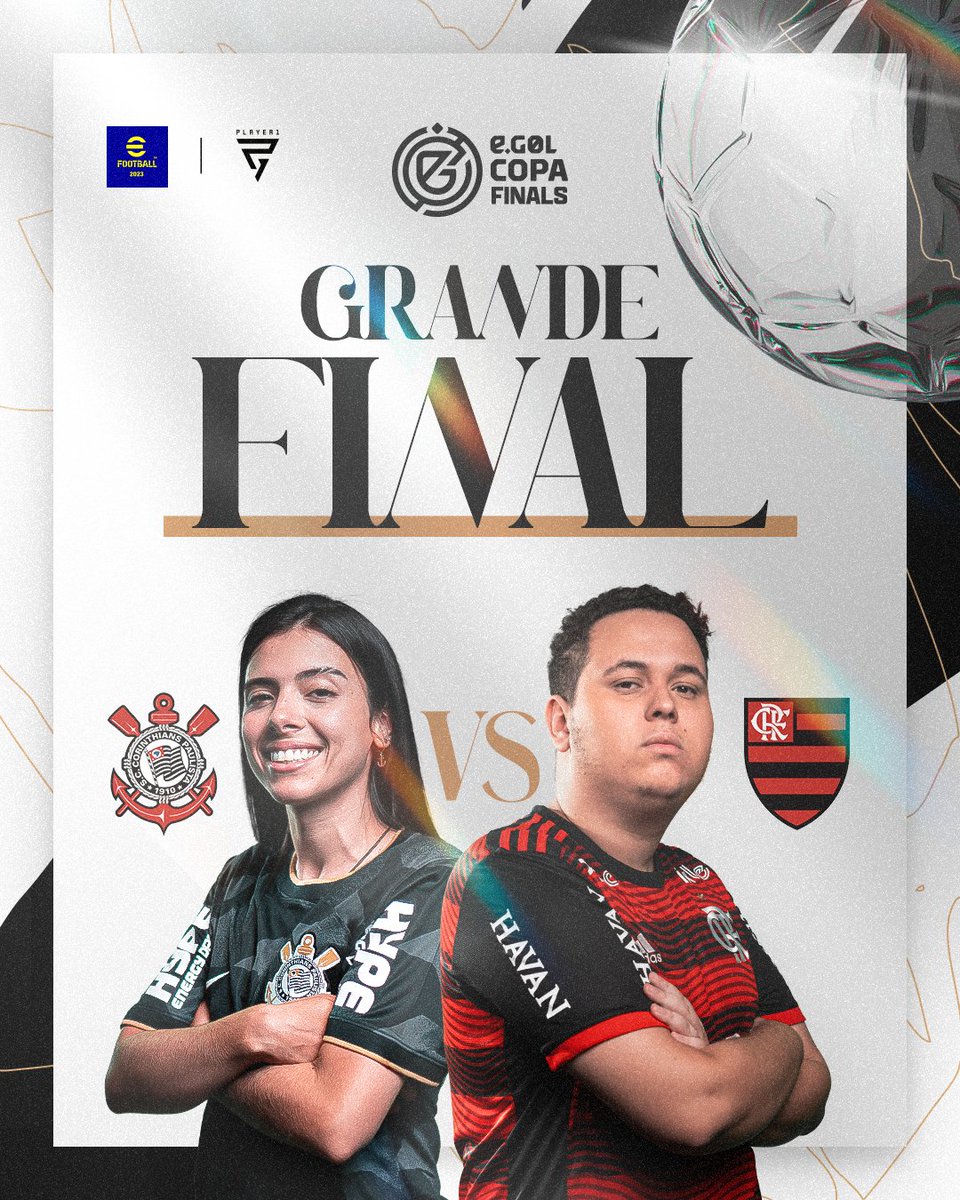 Haja coração, meus amigos... 😱

Dia de clássico no #eGOLFinals entre <a href="/Flamengo/">Flamengo</a> e <a href="/Corinthians/">Corinthians</a>, é muito diferente. Vista seu manto e vem torcer pelo seu clube do coração ⚽️👕

⏰19h
📺 youtube.com/channel/UCWS8e…

#Flamengo #Corinthians #eFootball