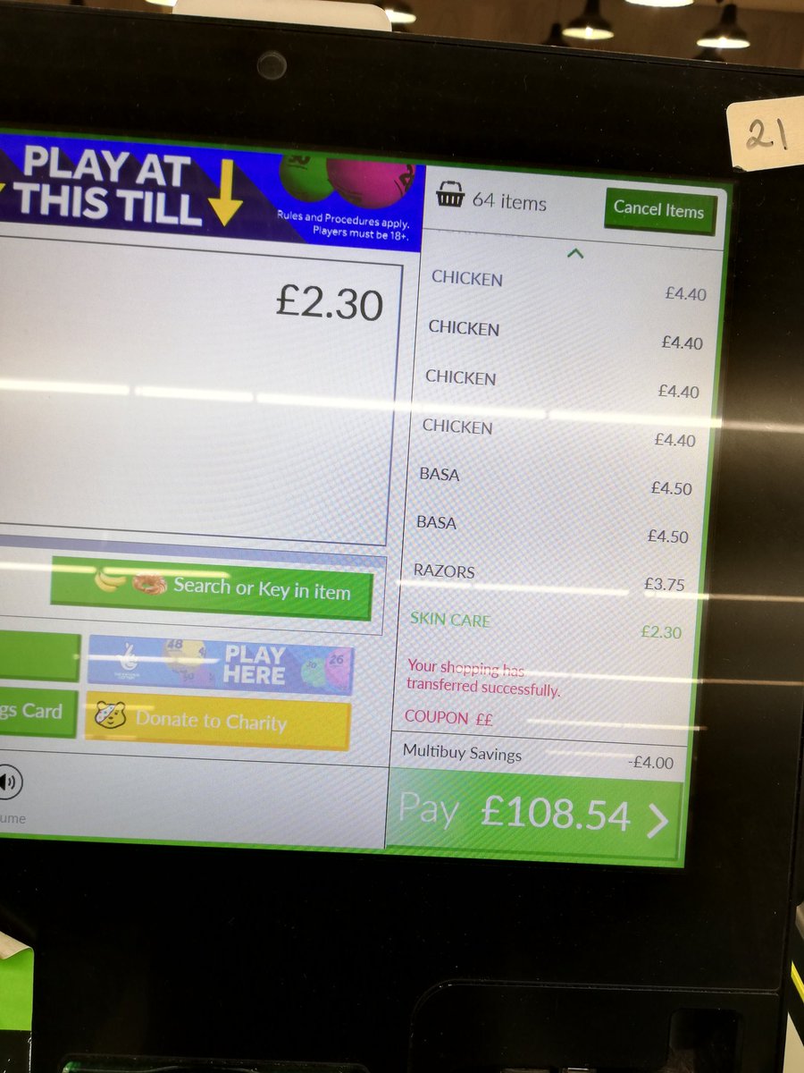 MaxiMaxPower's tweet image. Oh dear @AsdaServiceTeam this just happend again. Just 1p more expensive on the checkout terminal than the scanner. I'm still monitoring it since the last time it happened 😉