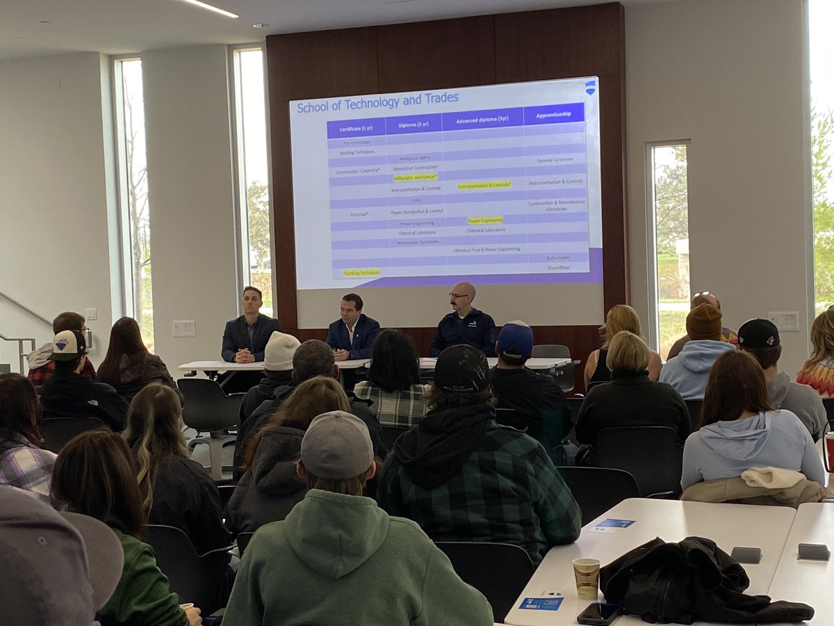 Lambton College TechTalk with Lambton’s Dean of Technology and Trades and industry partners with Nova Chemicals and Imperial as we are on the road together for sustainability and industry-driven skills. #OpenHouse #LambtonCollege