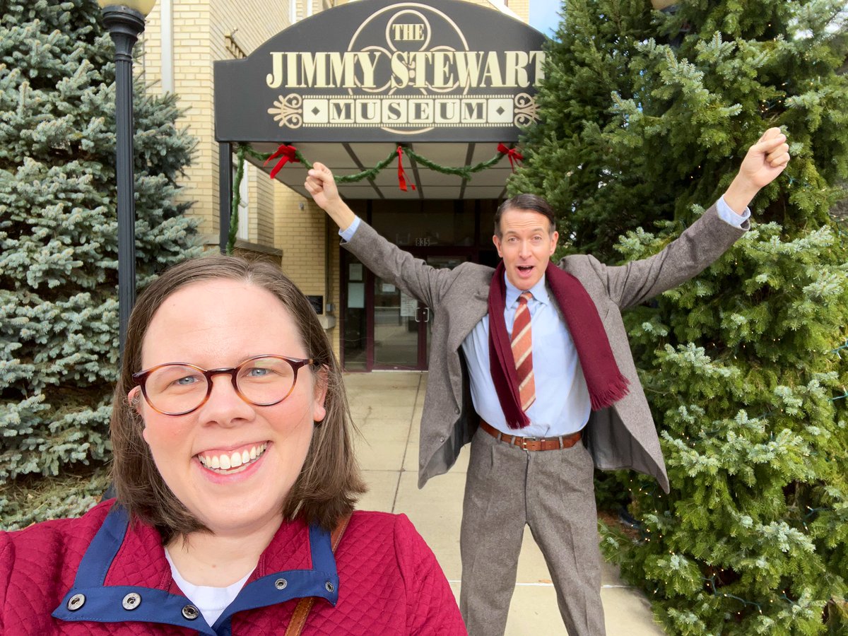 Bumping into a professional Jimmy impersonator on the way out of the museum is in the top 10 kismet things to occur in my life.
#ItsAWonderfulLife #IndianaPA