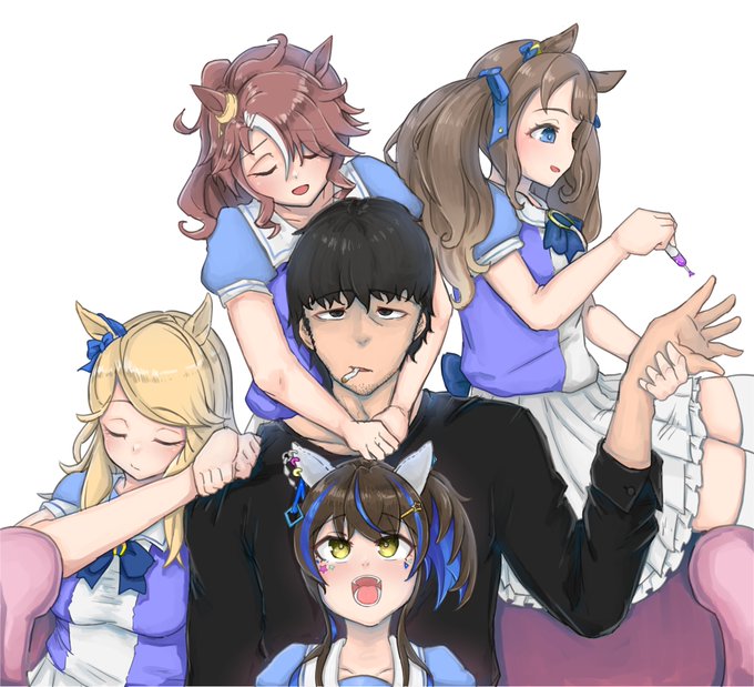 おskeb～
ギャルズに囲まれるナイスミドル 