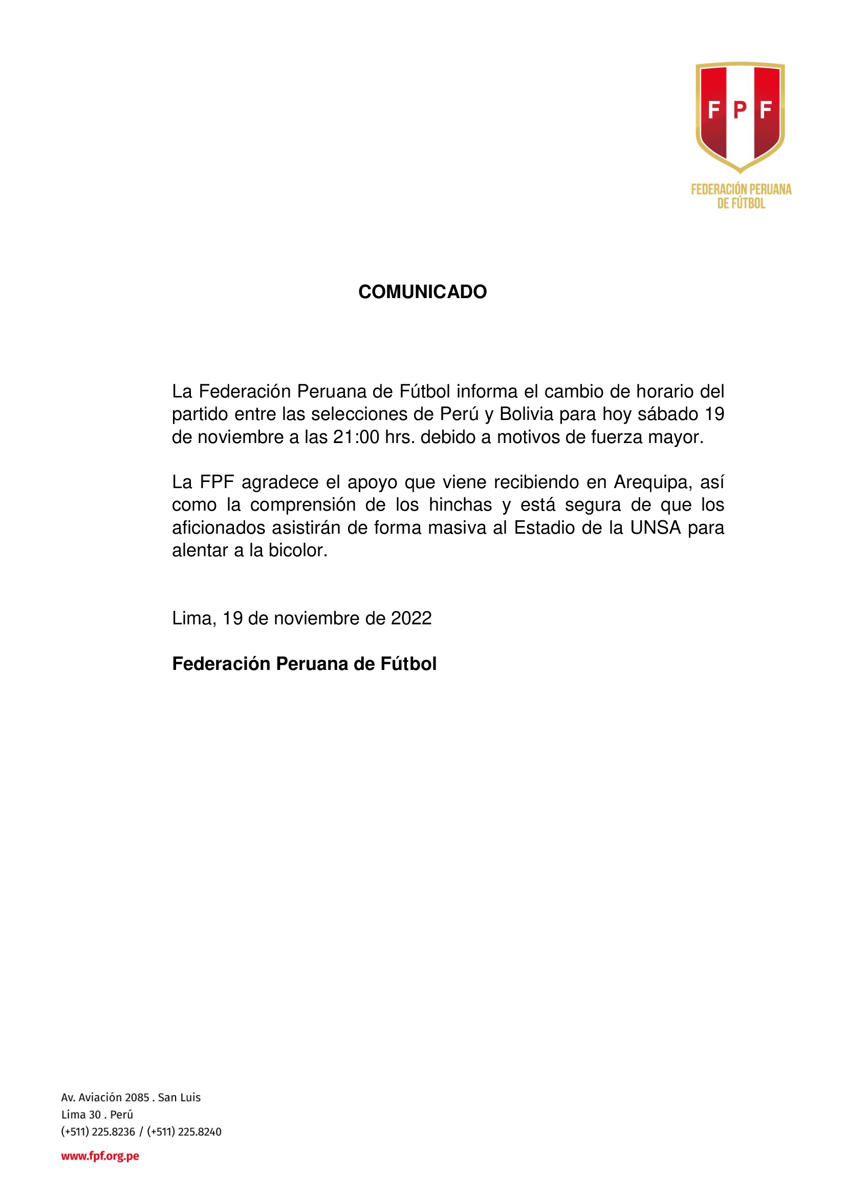 Latina EN VIVO Perú vs Bolivia, amistoso de hoy: LINK, hora y cómo ver el partido