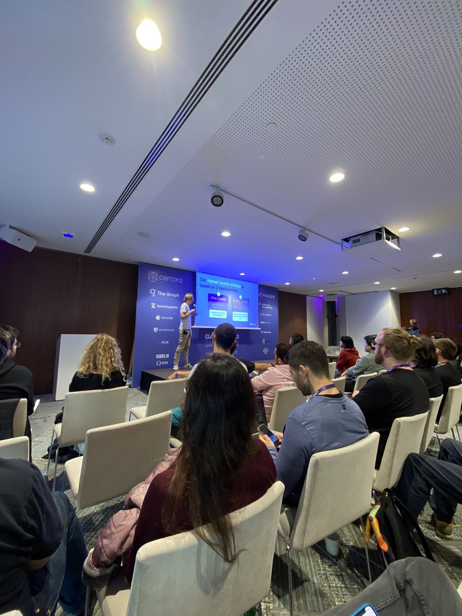 _1octopus's tweet photo. Today I had the opportunity to present: 
- why solving Impermanent Loss is key for healthy DeFi adoption
- how we are doing it with @SwaapFinance 

Thanks to the @ethgathering and @MakerDAO team for organizing this amazing conference! https://t.co/ZF5ffkyRXV