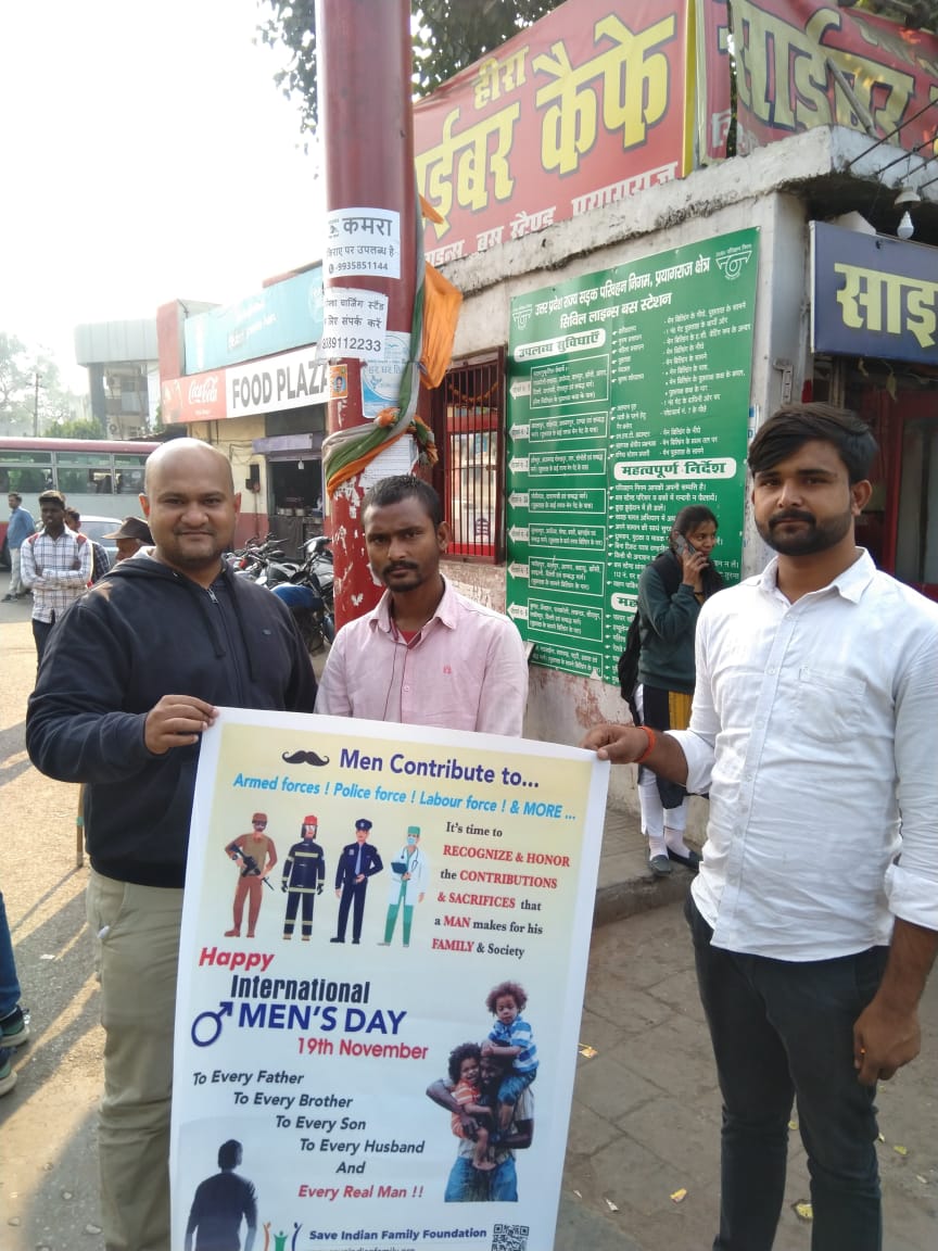 Men's Day Celibration in Prayagraj 
Inspired by @realsiff 
#InternationalMensDay