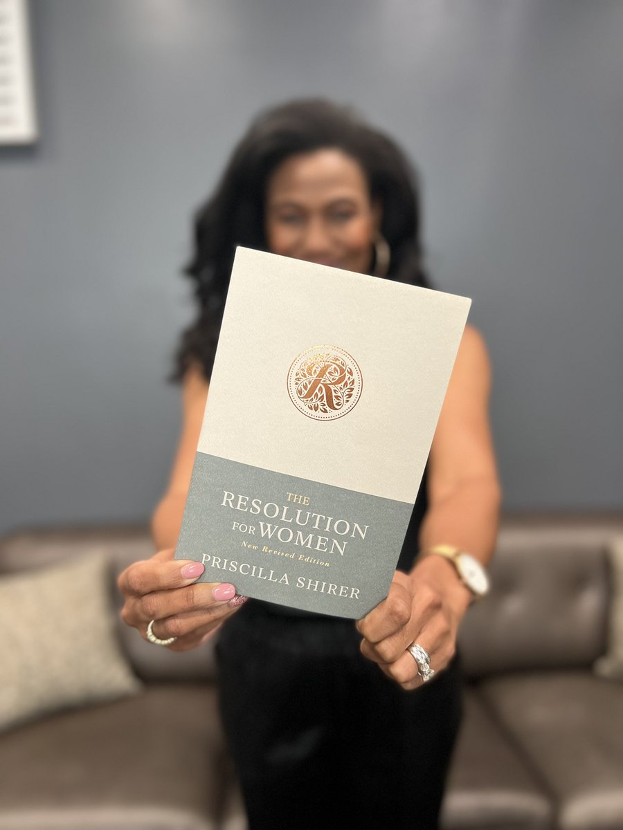 PriscillaShirer's tweet photo. I had so much fun updating and revising this book for you! I’m praying that the Lord uses every chapter to challenge u, elevate u &amp; call you to be a woman of resolve. 

Let’s do it….together! 
#theresolutionforwomen
@_GoingBeyond 
@BHpub 
@LifewayWomen 

https://t.co/dImVmle3CE https://t.co/b2lcqc5p7K