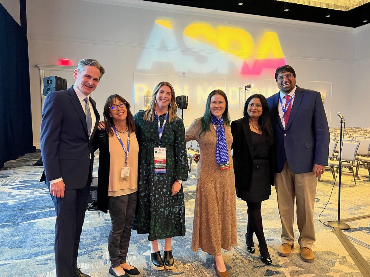 @anniechadwickmd moderated our fabulous session on changing lifestyles and habits to better treat chronic pain with this excellent panel of speakers. #ASRAFALL22 #ASRAFIM @lmathew9001 @AmyPearsonMD @ASRA_Society