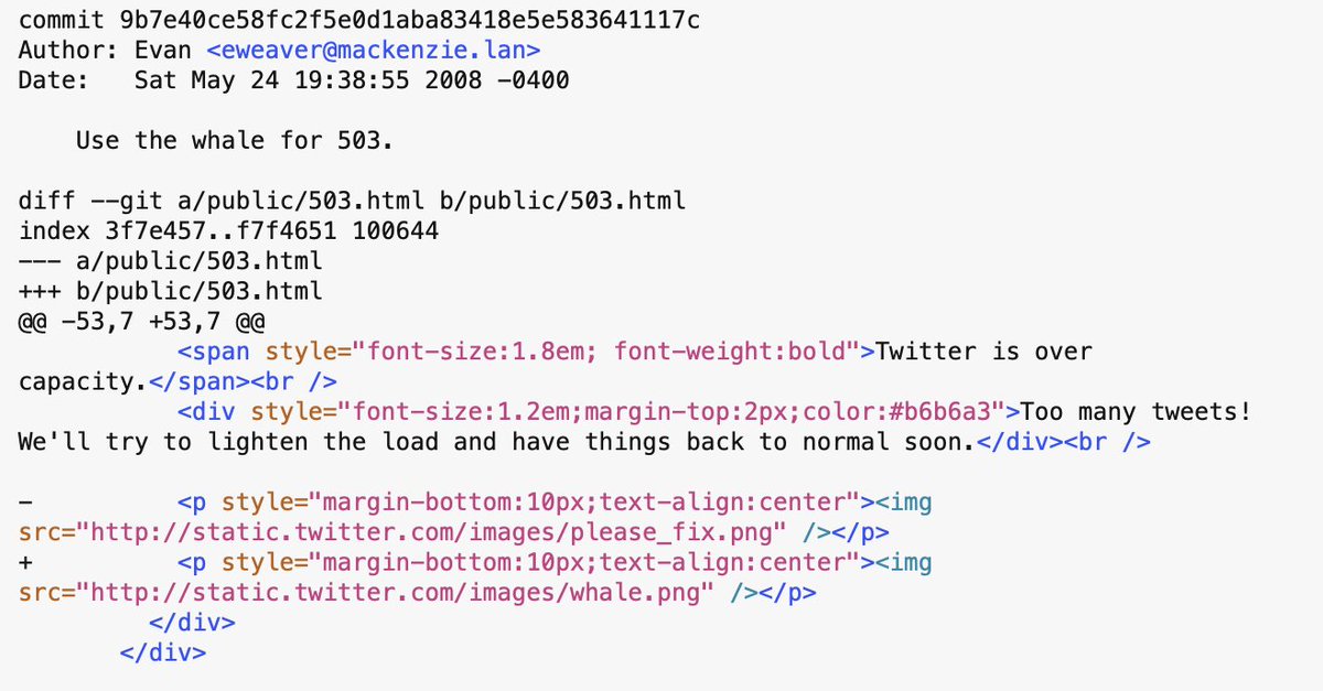 Evan Weaver tweet media