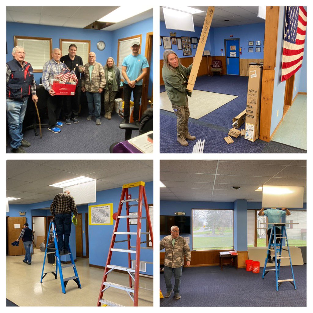 #TeamDepot volunteering at our local <a href="/VFWHQ/">VFW National HQ</a> to help upgrade their lighting to LED. Presented them with HD coffee mugs and mini flags for #OperationSurprise <a href="/SimiensykAdam/">Adam Simiensyk</a> <a href="/ReannaFiss/">Reanna Fiss</a> <a href="/kaitlynsmom1031/">Kathy conley</a> <a href="/bwentovich/">Bethany Wentovich</a> <a href="/scottraymond213/">Scott Raymond</a> <a href="/THD_TheZimmer/">Scott Zimmer</a> <a href="/TeamDepotNoDiv/">Courtney Smith</a>