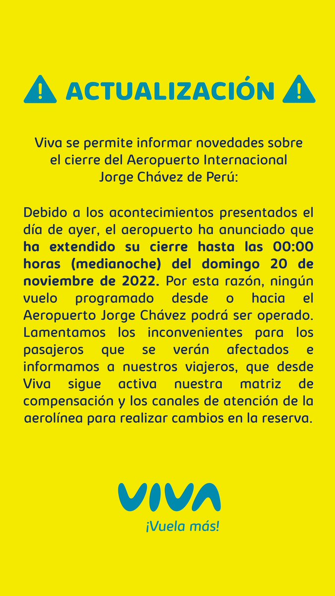 Viva ¡Vuela Más! tweet media