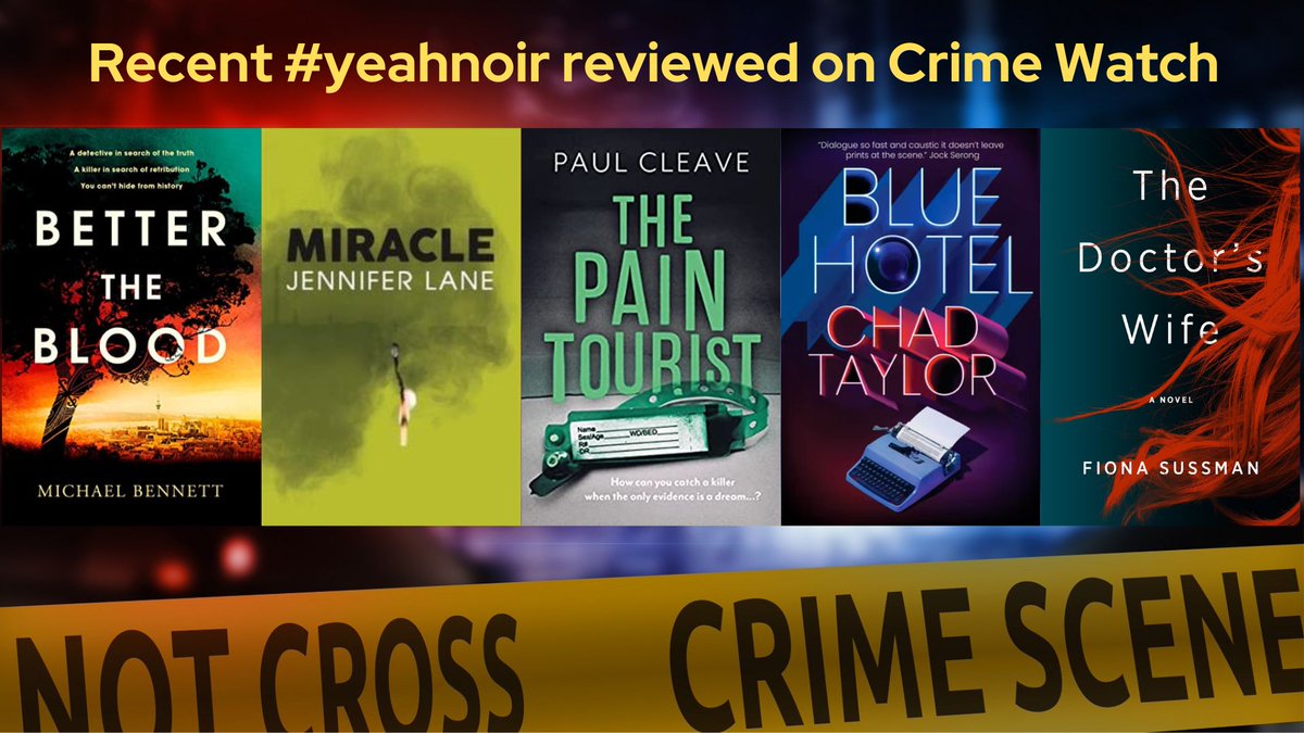 Fancy a great read? After a wee hiatus, reviews have restarted on "Crime Watch". Ta @Shiretane and @kcfromaustcrime. Past week: new #yeahnoir tales from five terrific authors. Different shades of Kiwi crime. Can't really go wrong with any of these novels: kiwicrime.blogspot.com