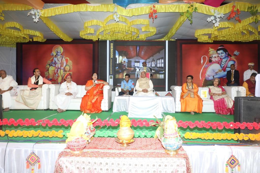 राज्यपाल श्री मंगुभाई पटेल धर्णियाणी श्री माँ आशापुरा मंदिर निर्माण के भूमि पूजन कार्यक्रम में शामिल हुए।