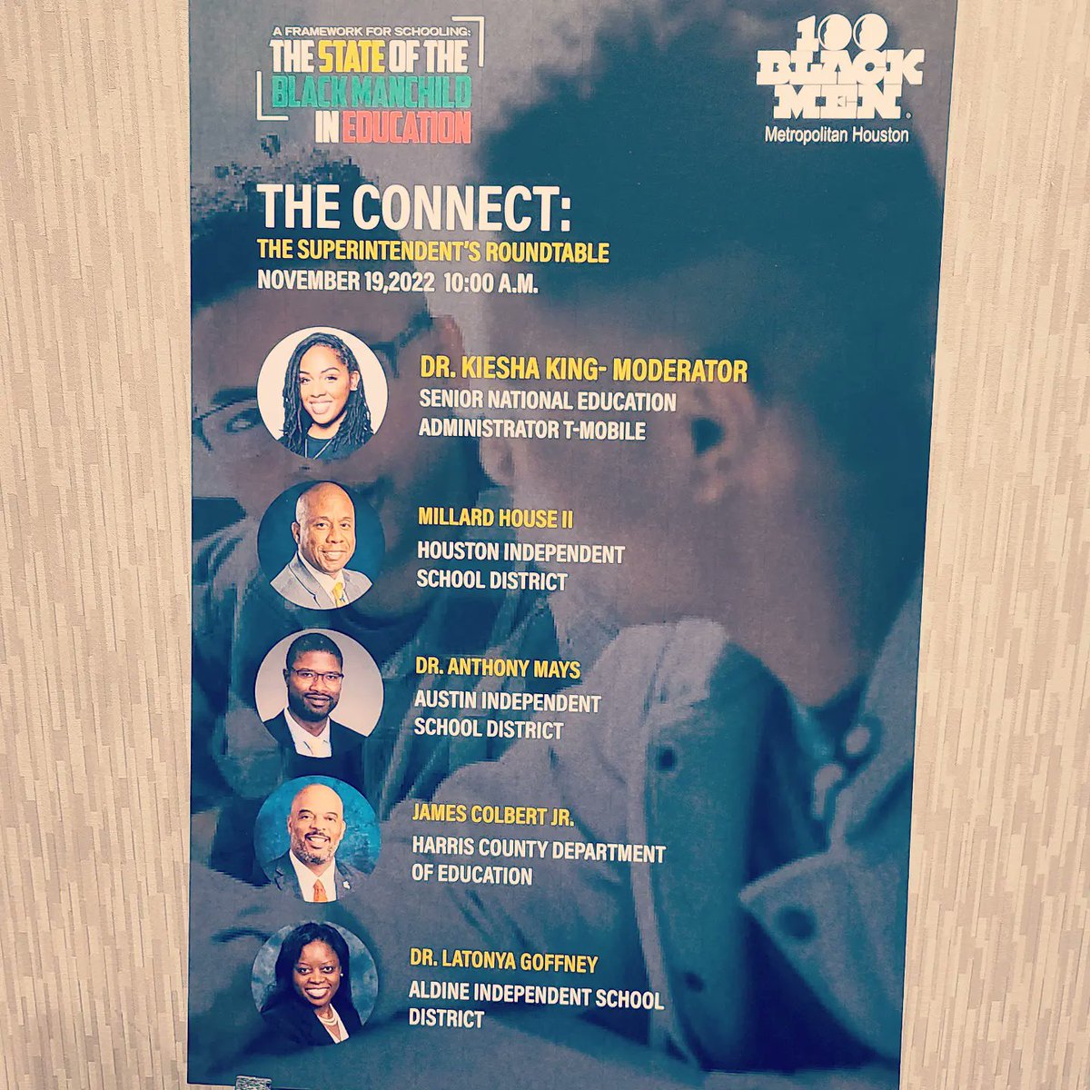 Drkathrynwash7's tweet photo. It is that "Serious" to be up& out on this rainy cold Saturday morning!!! Attending The A Framework for Schooling: The State of the Black Man-child in Education Conference! #WeAreLU #100BMOA
@100BlackMen @LUCollegiate100 @100BlackMenHou @LamarUniversity
@drgoffney @Only1sheleah https://t.co/BRIA9dGH23