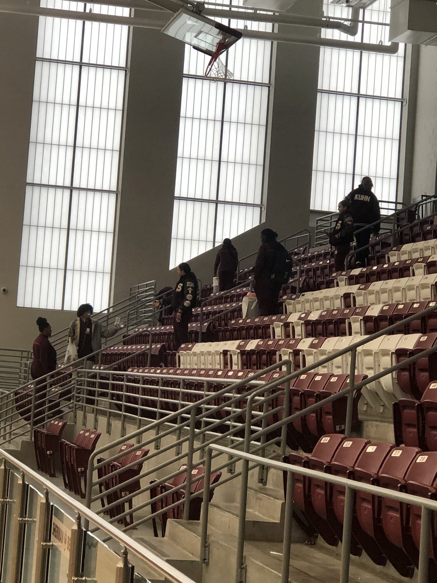We’re doing something right over here: these girls came in from their game &amp; noticed the bleachers were filthy…completely on their own, they grabbed a trash can &amp; picked up every piece of trash from the home side bleachers. Live what you lead &amp; they will follow.