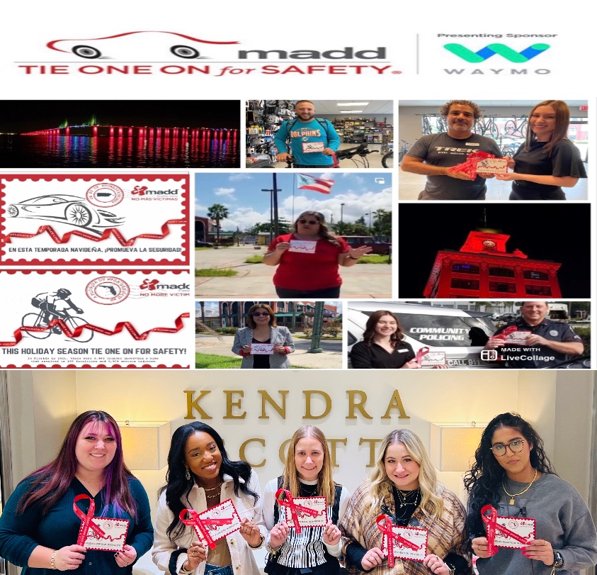 madd_fl's tweet photo. Painting FL & Puerto Rico red for Tie One On For Safety! @MADDOnline @Waymo #TOOFS #Designate https://t.co/j5MtpxSQbS