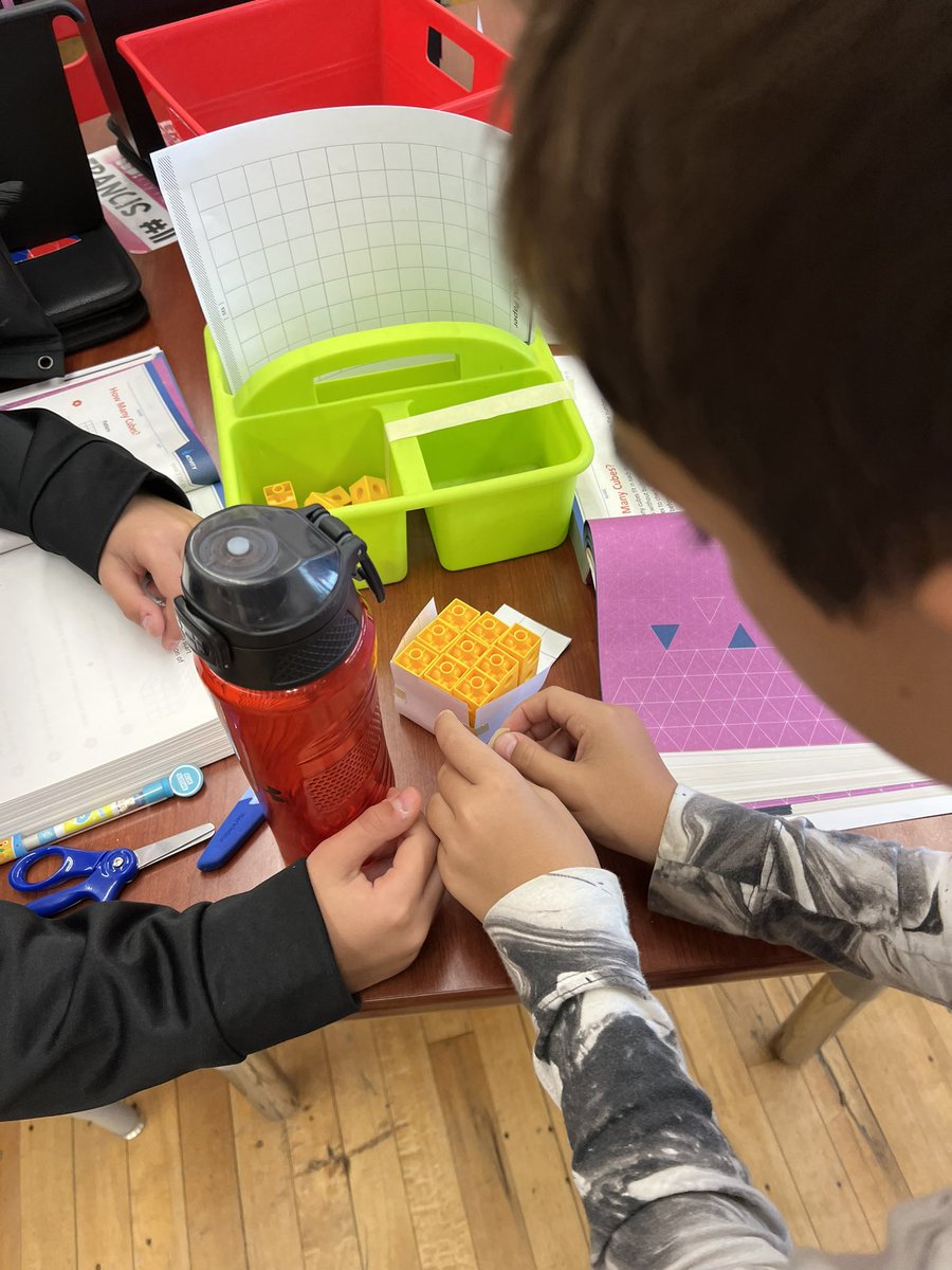 MsFarrey5F's tweet photo. Began working on our volume unit this week with some hands-on activities! #5thgrade #math #manipulatives #partners https://t.co/BfFBoc22mm
