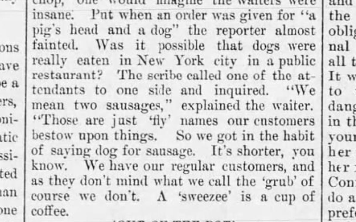 paulisci's tweet photo. 1885: "[one of the] "fly" names our customers bestow upon things" https://t.co/rdNkfJbKrt
