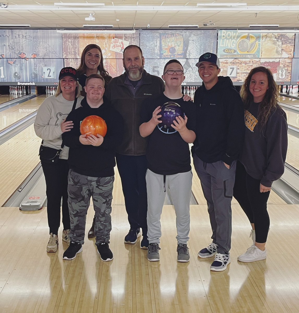 Great morning at <a href="/CCSO99/">CCSO</a> bowling practice! Hey <a href="/Prin_Santoro/">Mike Santoro</a>— look at all those Grizzlies! <a href="/coachfarist/">Ben Farist</a>
