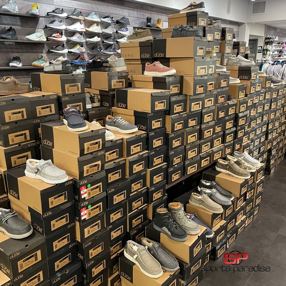 SportsPara's tweet photo. HUNDREDS of Hey Dudes in STOCK
NOW
hurry while the sizes are in!
mens womens kids
Start Your holiday Shopping Now
#OnlySP
2912 Rt 13oN #Delran
99 Hartford Rd #Medford
#HeyDudeShoes https://t.co/nBdCBJeEQ2