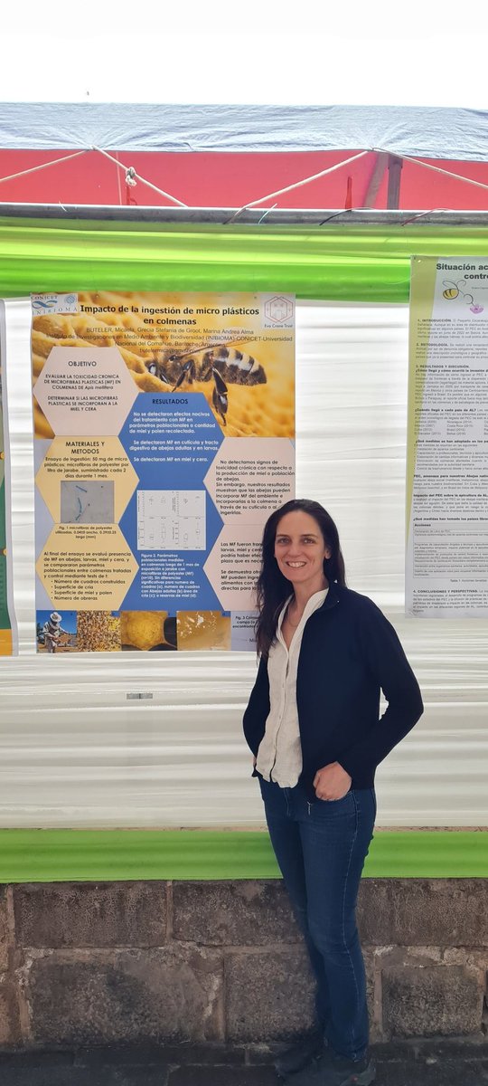 Delighted to attend the latin american apiculture congress @filapi2022 and present our work on the impact of microplastics on bees, supported by <a href="/EvaCraneTrust/">Eva Crane Trust</a>