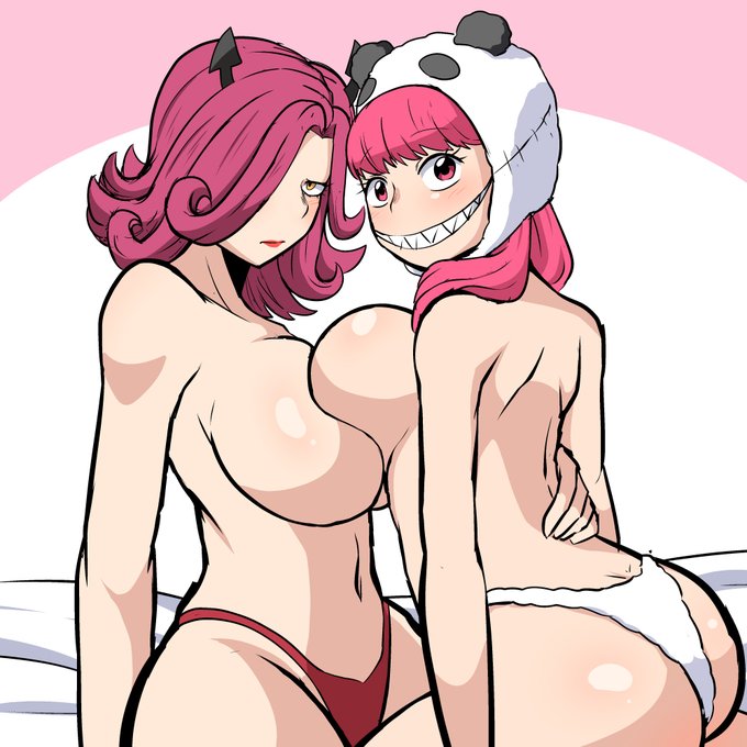 すけべ絵 夜になると部屋に来てスケベな添い寝をして…くれそうにないシャーロット家のガレットさんとポワールさん 