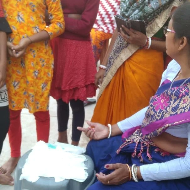JFoundation's tweet photo. Jeevan Welfare Foundation
Awarness and demo of jeevan feel easy sanitary napkin done by DC Kakali Dey and  BC Indrani Tudu
#Purulia 
#WestBengal 
#nagpur #needypeople #education #ngo  #help #womenempowerment #children #donation #fundraising #sanitaryaware #sanitarynapkins https://t.co/3C417UKYDB