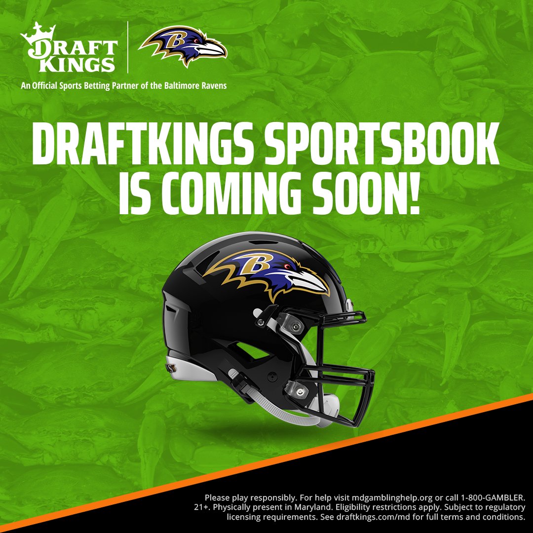 Hey Maryland! DraftKings Sportsbook is coming soon... ❤️ this tweet to get notified with a sweet welcome offer when #DKSportsbook officially goes live across the state! You ready? ⏳