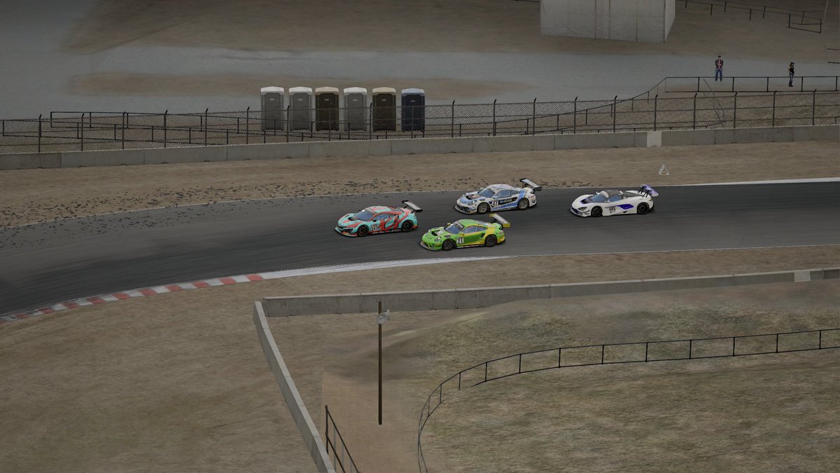 red5racing_'s tweet photo. 📸 A few pictures of the insane 4-way battle for the lead in the GT3 Championship race at Laguna Seca 🔥 https://t.co/BDN1SODR5T