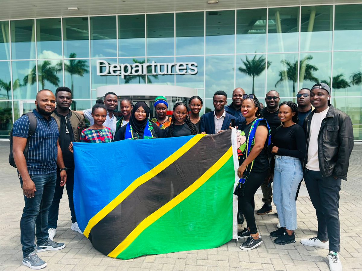 IndiainTanzania's tweet photo. Team Tanzania ready to depart for India to participate in UNESCO India Africa Hackathon 2022 to be held at @gbugrnoida from 22-25 Nov. 19 students from @dar_dit &amp; @NM_AIST are participating. Our best wishes to all the participants. #indiatanzania @TanzaniainIndia @mhrd_innovation https://t.co/US0X2AOtnN