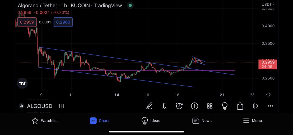 BULLISHFLAG_'s tweet photo. Buying $AlGO here 
Follow for more❤️ https://t.co/BR5YnBNCnZ