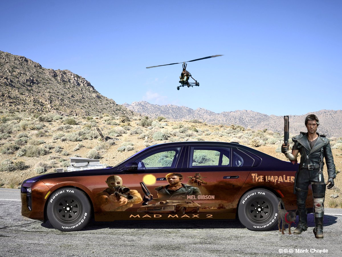 markchaple's tweet photo. @@@ 2023 BMW 7 Series / Mad Max https://t.co/stebZzU5A8