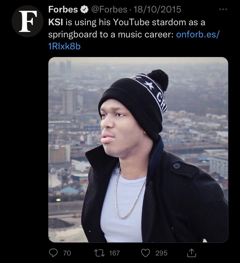 dishantsaini's tweet photo. @2020Gwoww KSI on forbes type beat https://t.co/rxhR9X0oNO