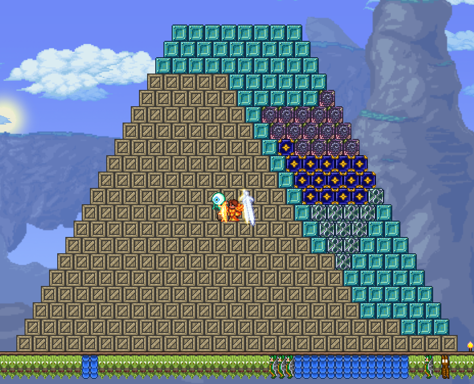 r/Terraria on Twitter "All my crates from fishing in one spot. Still haven't got the lava