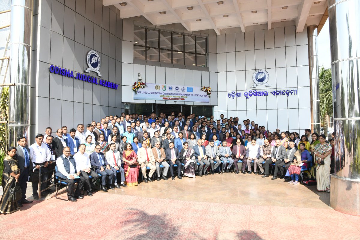 WCDOdisha's tweet image. #StateLevelConsultation on effective implementation of #POCSOAct, 2012 held at #OdishaJudicialAcademy, Cuttack today will bolster our movement towards creating an enabling environment for children to survive and thrive.

@UNICEFIndia @HFWOdisha @homeodisha @Oslsa1997Slsa
