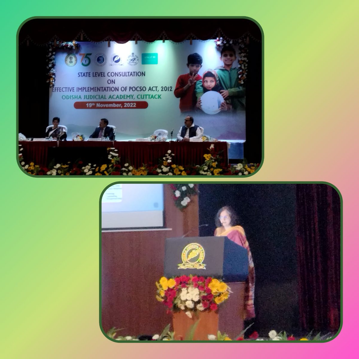 WCDOdisha's tweet image. #StateLevelConsultation on effective implementation of #POCSOAct, 2012 held at #OdishaJudicialAcademy, Cuttack today will bolster our movement towards creating an enabling environment for children to survive and thrive.

@UNICEFIndia @HFWOdisha @homeodisha @Oslsa1997Slsa