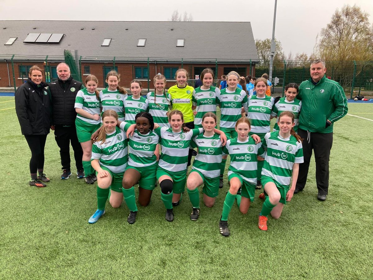 KilcockCeltic's tweet photo. Congratulations to the Kilcock Celtic U15’s girls winning the cup by 3 goals to 1 against a strong Rathangan side, well done to all the players and coaches involved. First silverware of the year 💪🏼
#KCFC | #CELTS | #KDUL https://t.co/a9X4zudlaK