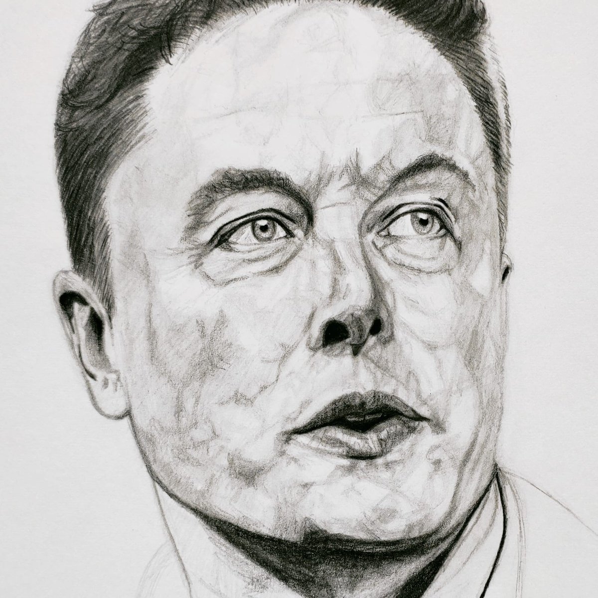 Any idea ?🤣
#ehearthart #nft #nftcollector #artist #portrait #humanimals #opensea #rarible #handdrawn #artmajeur #ElonMusk #jprima #crypto #drawing  #art #draw #traditionalart #workshop #gallery #bestdrawing #drawingartist
#pencildrawing #drawingportrait #sketchings #artlovers