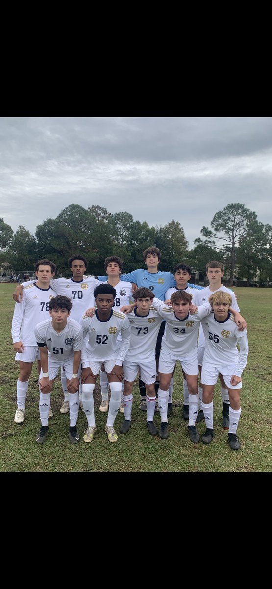 HolyCrossFC's tweet photo. Tigers go 2-0 with a convincing 5-1 win over Haynes Charter school this morning.  Goals scored by Evan Daugherty(1), Casey Seput(1), and Brandon Payton(3) with the Hat trick.   👏🏻 #weareHC #geauxtigers #startingXI @HolyCrossSchool @HolyCrossTiger 🐯🔵🟡 https://t.co/u5aJX4Bfms