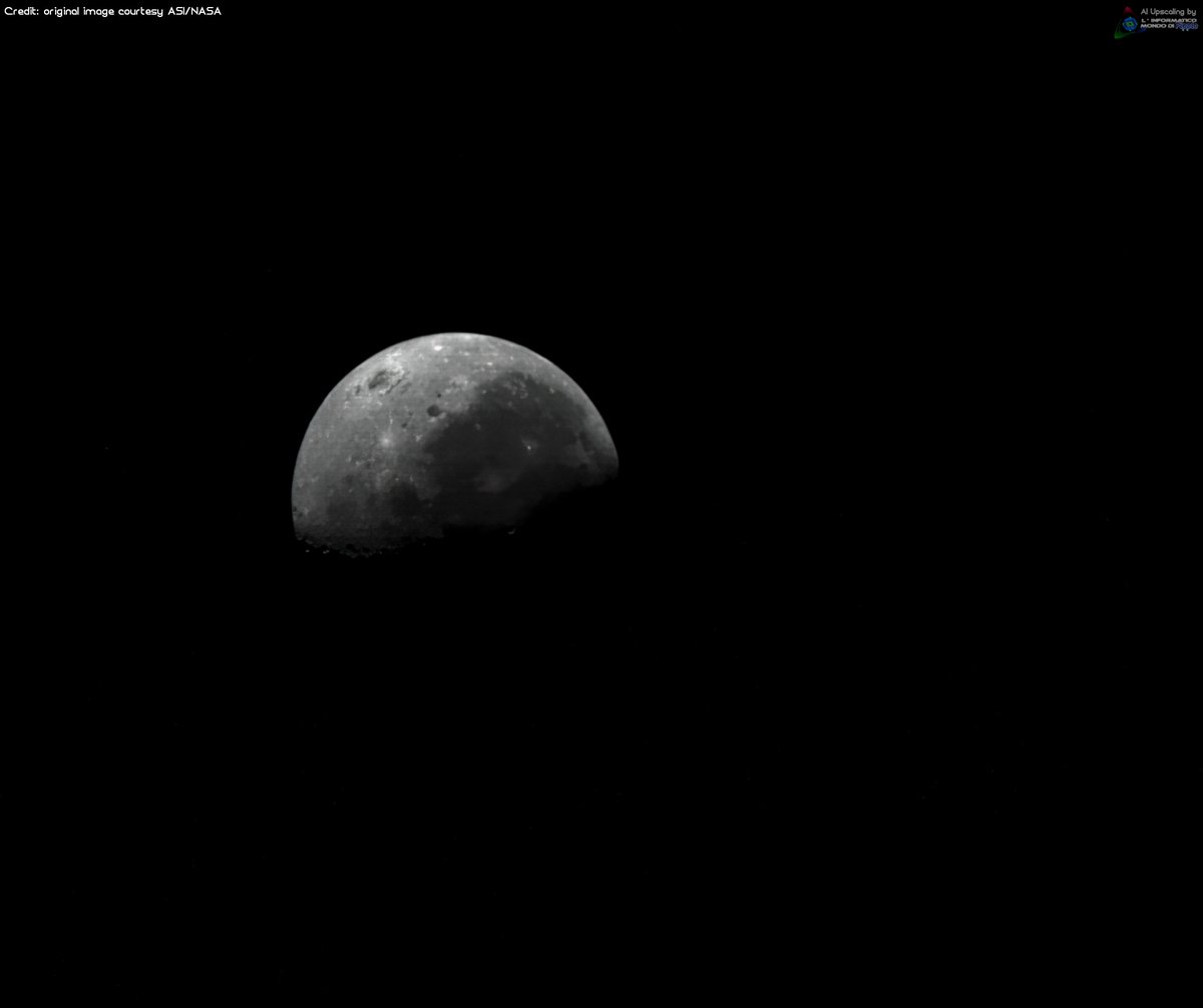 LPipplo's tweet photo. Here are the first photos from #ArgoMoon, an Italian #nanoprobe from #ASI and operated by #Argotec. I reprocessed the images with our #artificial_intelligence model. You can see Australia very well!
๐Yours #Pipplo https://t.co/T3KjdgJhte