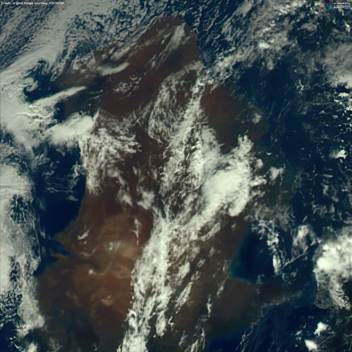 LPipplo's tweet photo. Here are the first photos from #ArgoMoon, an Italian #nanoprobe from #ASI and operated by #Argotec. I reprocessed the images with our #artificial_intelligence model. You can see Australia very well!
๐Yours #Pipplo https://t.co/T3KjdgJhte