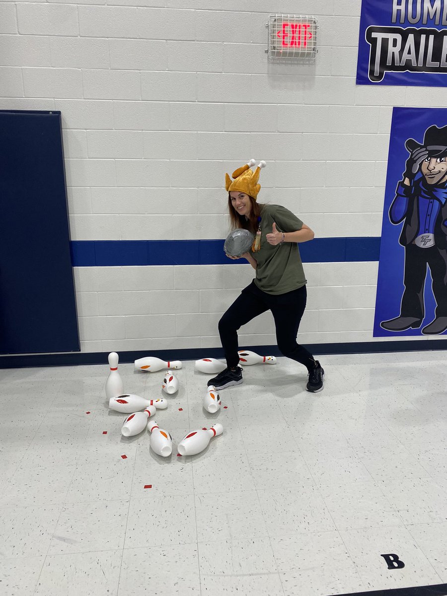 asims77's tweet photo. Gotta love turkey bowling! Can’t believe I came in 2nd. @NISDTomlinson @CoachGarciaNISD @wtiemann https://t.co/z1TOx0WAp4