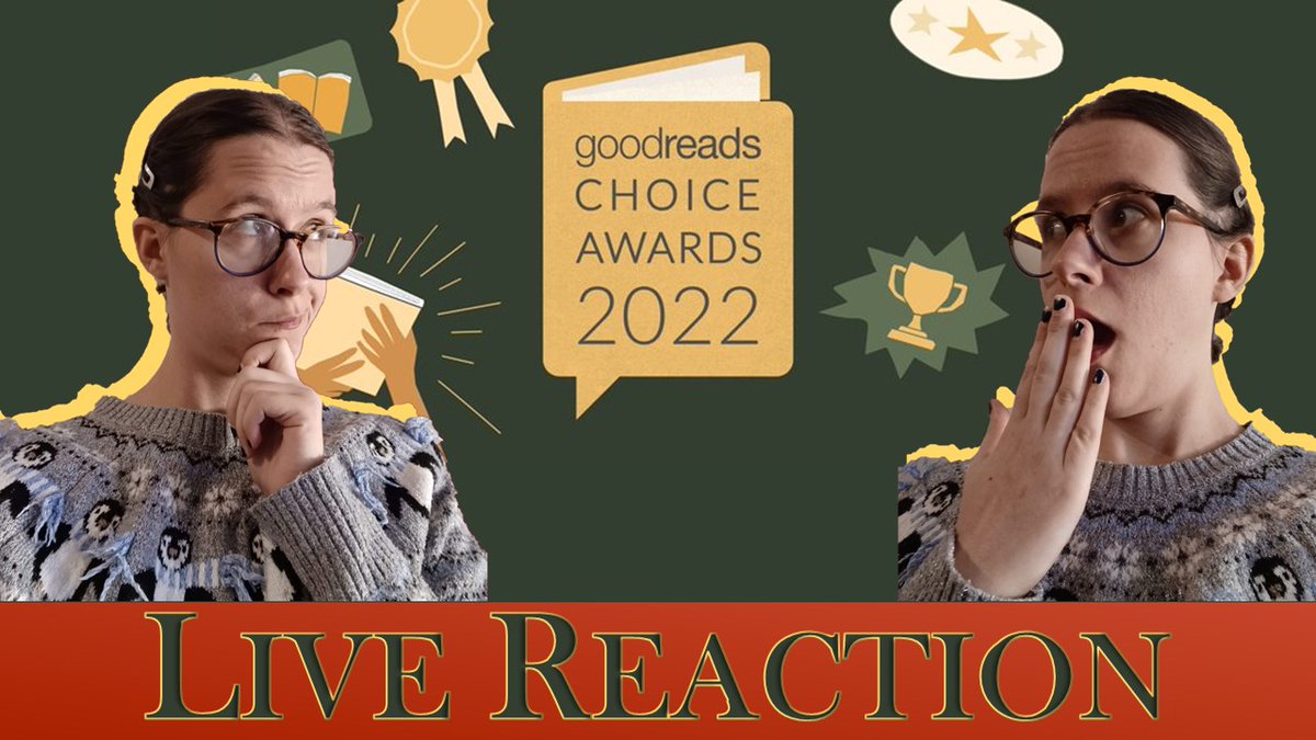 Going live in about 2 hours to finally see what the #GoodreadsChoice nominees are! Link will be up shortly before.