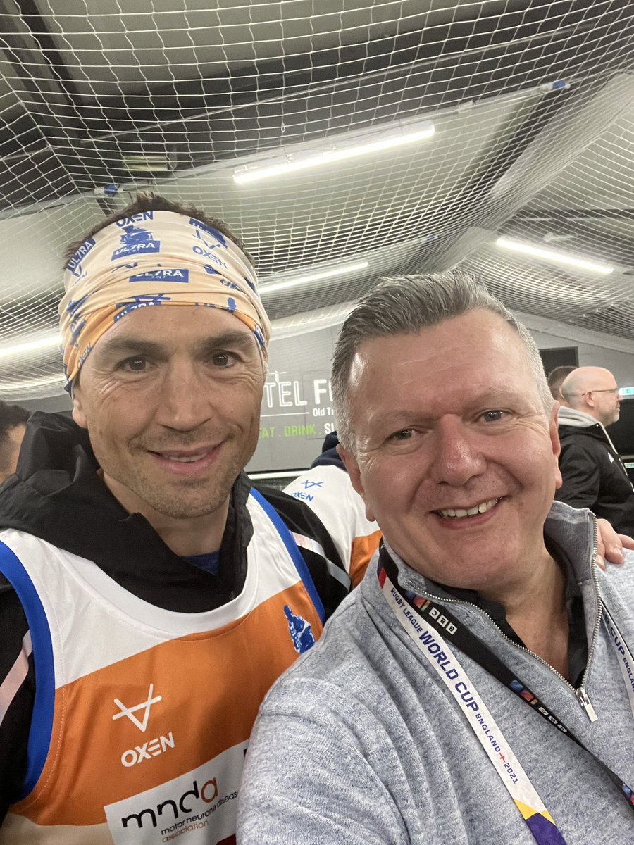 ‘If we can all try and be a better friend from time to time I think we will have a better place to live in’

Kevin Sinfield at the end of his #Ultra7in7 #MND 

Hero
