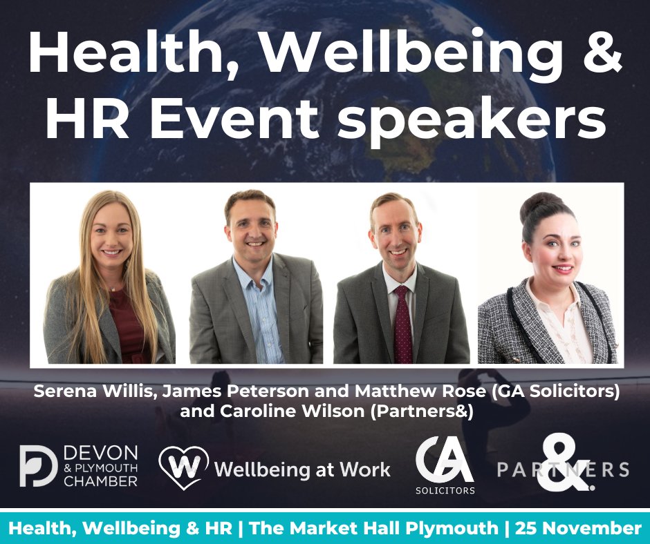 Join us at <a href="/TheMarketHallUK/">TheMarketHall</a> on 25 November for this special event, in partnership with <a href="/wellbeing_work/">Livewell Workplace Health (Wellbeing at Work)</a>, which will feature a breakout room on Financial Wellbeing - hosted by experts from <a href="/Partnersand_/">Partners&.</a> and <a href="/GAsolicitors/">GA Solicitors</a> 🧠
 
Find out more and register 👇🏼

members.devonchamber.co.uk/events/details…